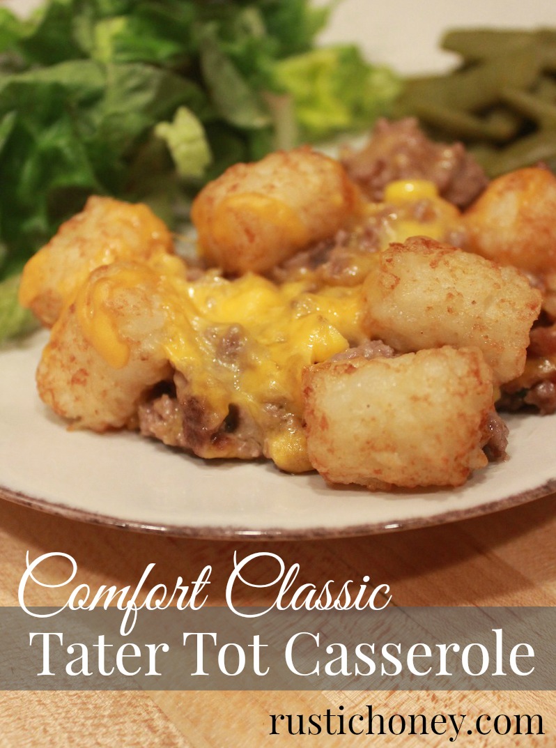 Comfort Classic: Tater-Tot Casserole IN ONE PAN!