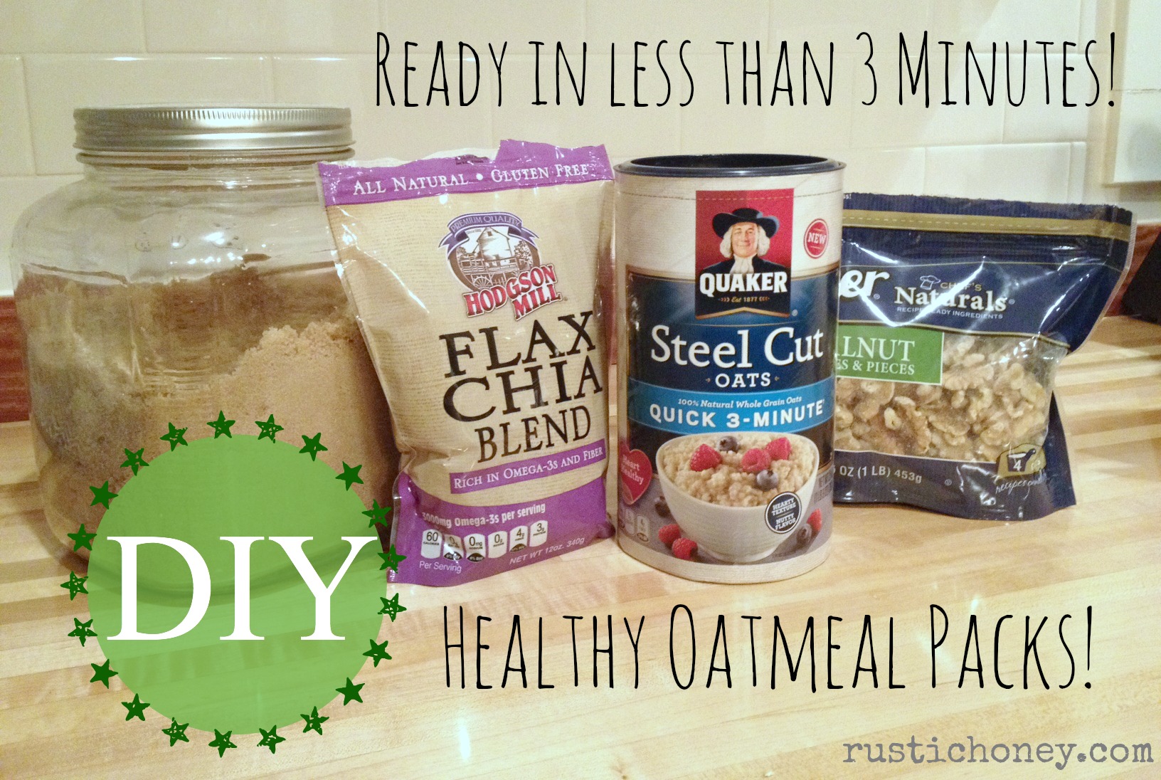 DIY Convenience Food: Healthy Oatmeal Packs