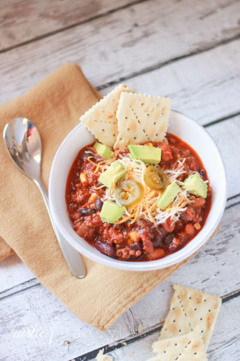 Sweet & Spicy Crockpot Chili